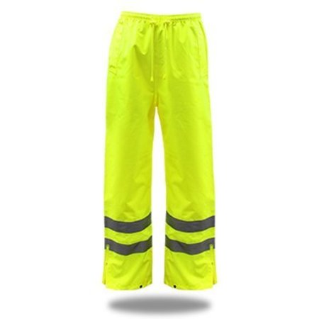 SAFETY WORKS 3XL HiVis YEL Rain Pant 3NR30003X